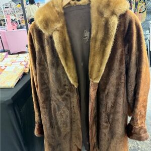 SOLD - Elegant Brown Fur Coat